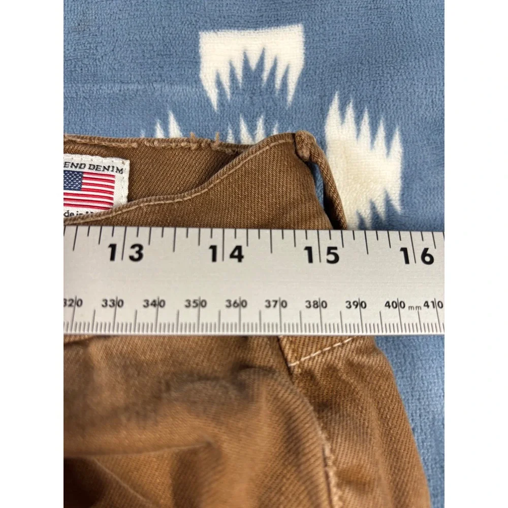 Noend Denim Mens Slim Fit Jeans Oak Brown Made in USA MS1034IOAK32 Size 32